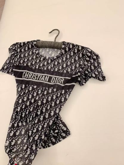 DIOR プリントレターTシャツ【50％割引+送料無料】