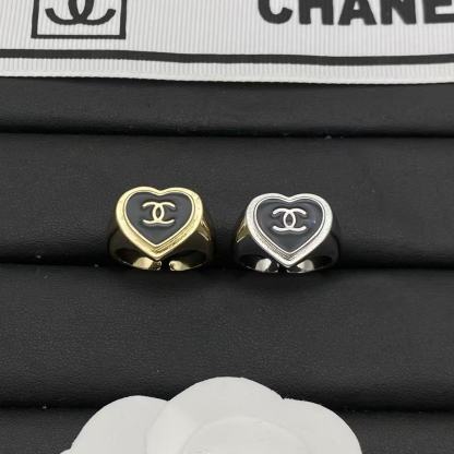 CHANE1 ダブルC ハートリング【50％割引+送料無料】