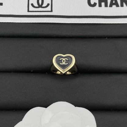 CHANE1 ダブルC ハートリング【50％割引+送料無料】