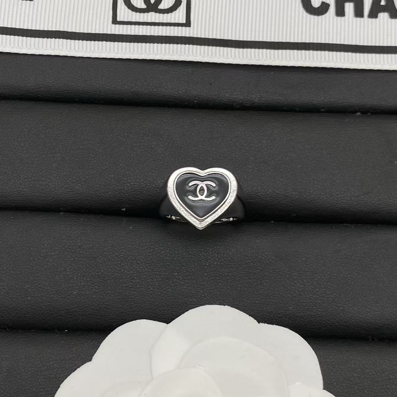 CHANE1 ダブルC ハートリング【50％割引+送料無料】