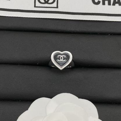 CHANE1 ダブルC ハートリング【50％割引+送料無料】