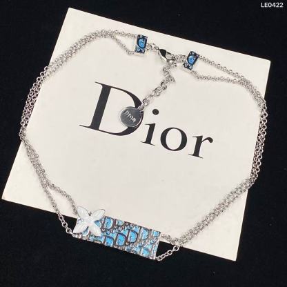 DIOR 四つ葉のクローバー ブレスレット + ネックレス 2点セット【50％割引+送料無料】
