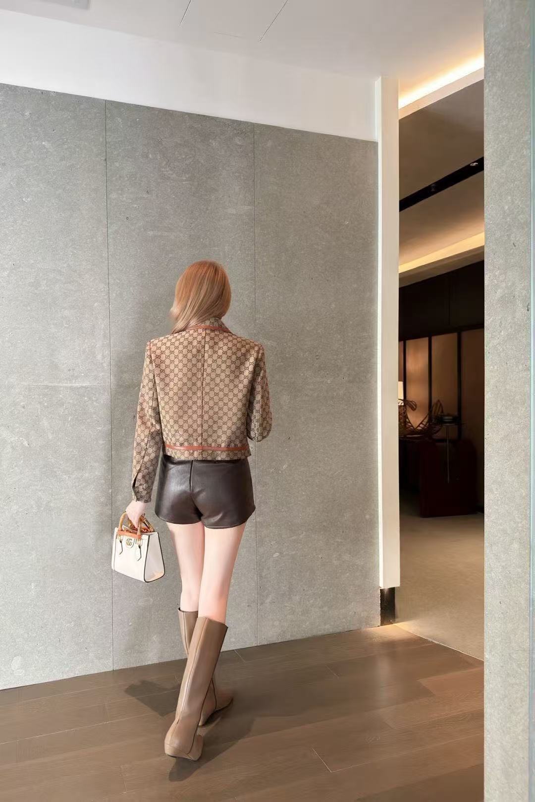 GUCC1 ジャカード ブレザー【50％割引+送料無料】