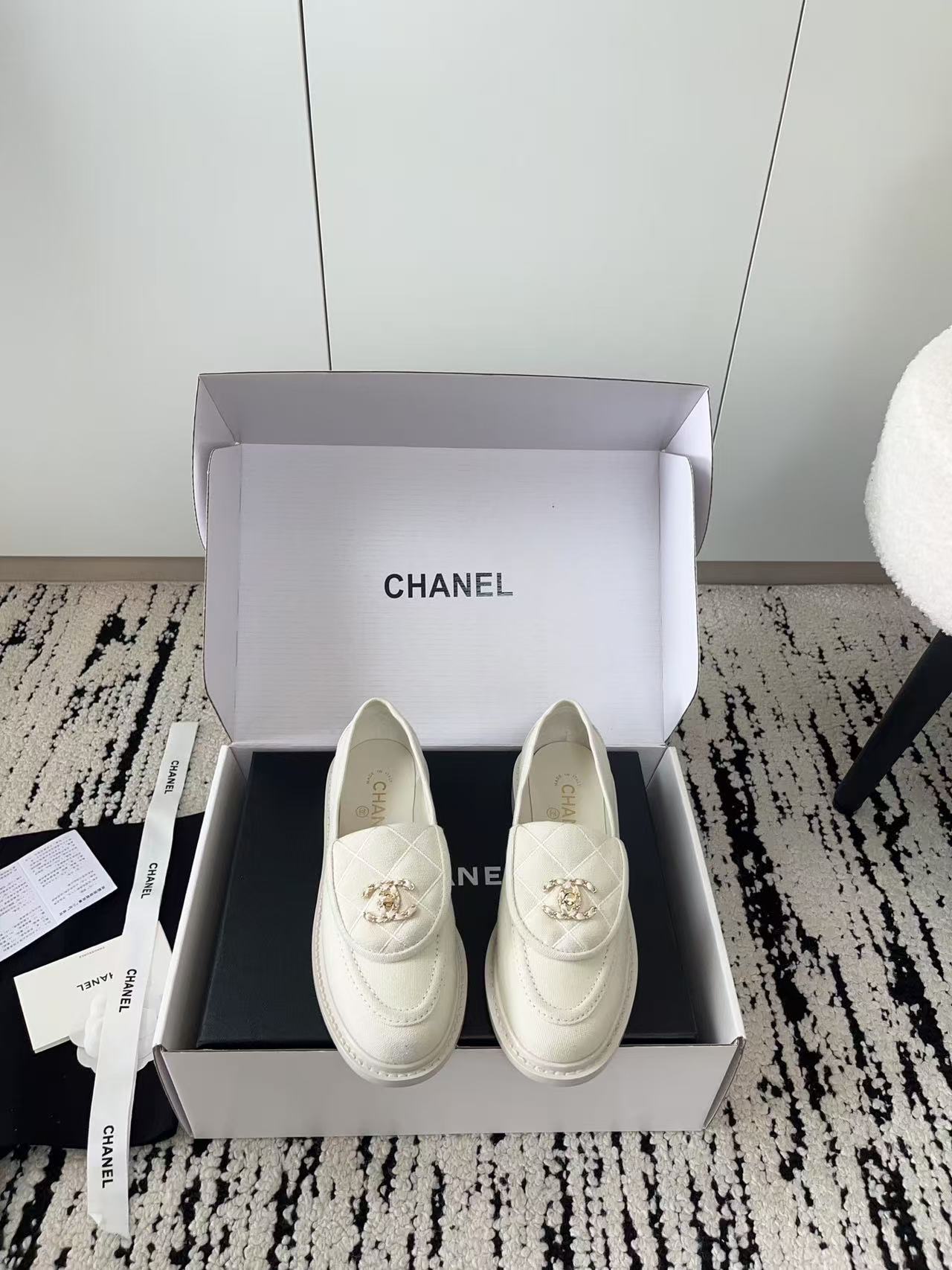 CHANE1 高品質ダブルCローファー【50％割引+送料無料】