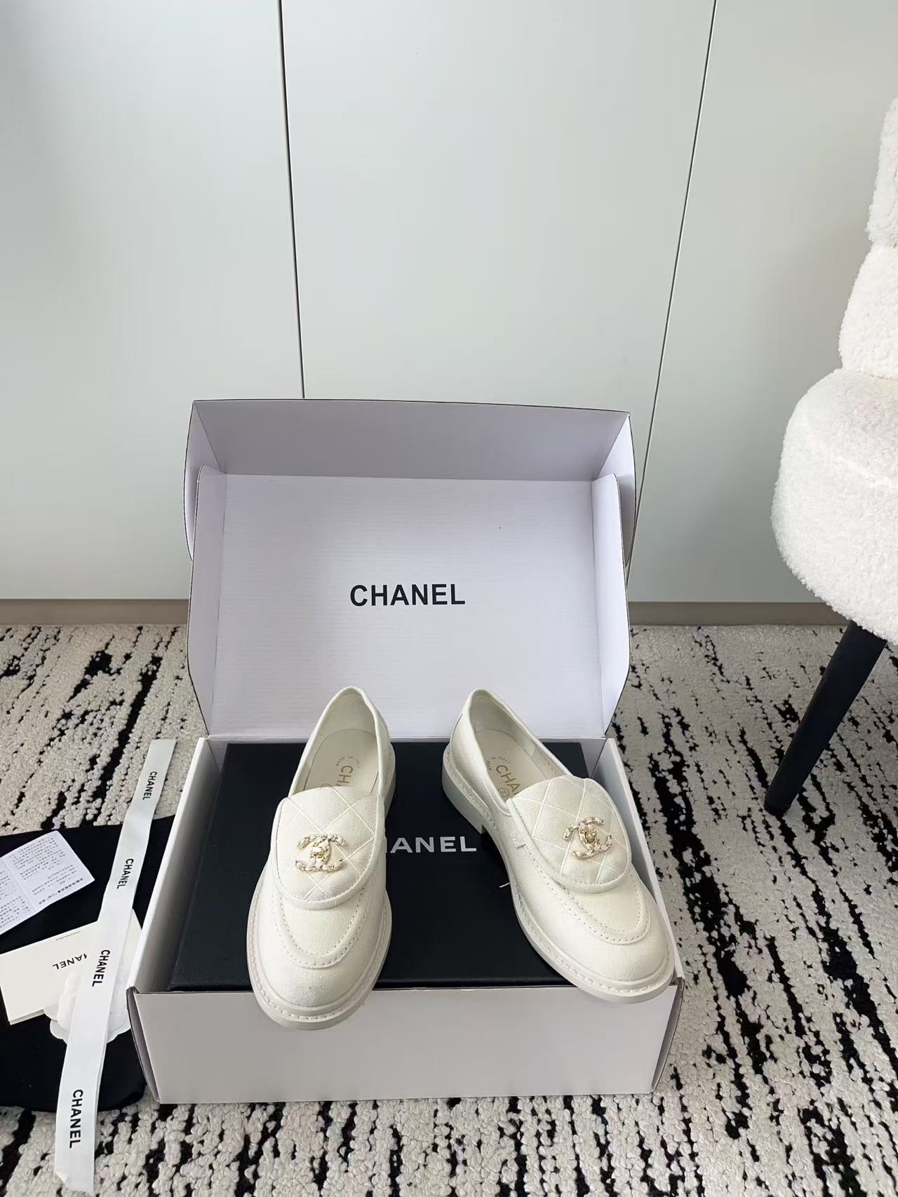 CHANE1 高品質ダブルCローファー【50％割引+送料無料】