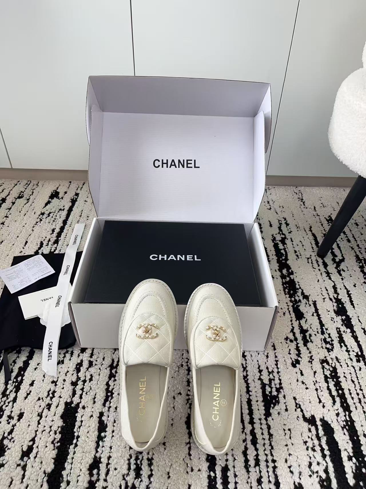 CHANE1 高品質ダブルCローファー【50％割引+送料無料】