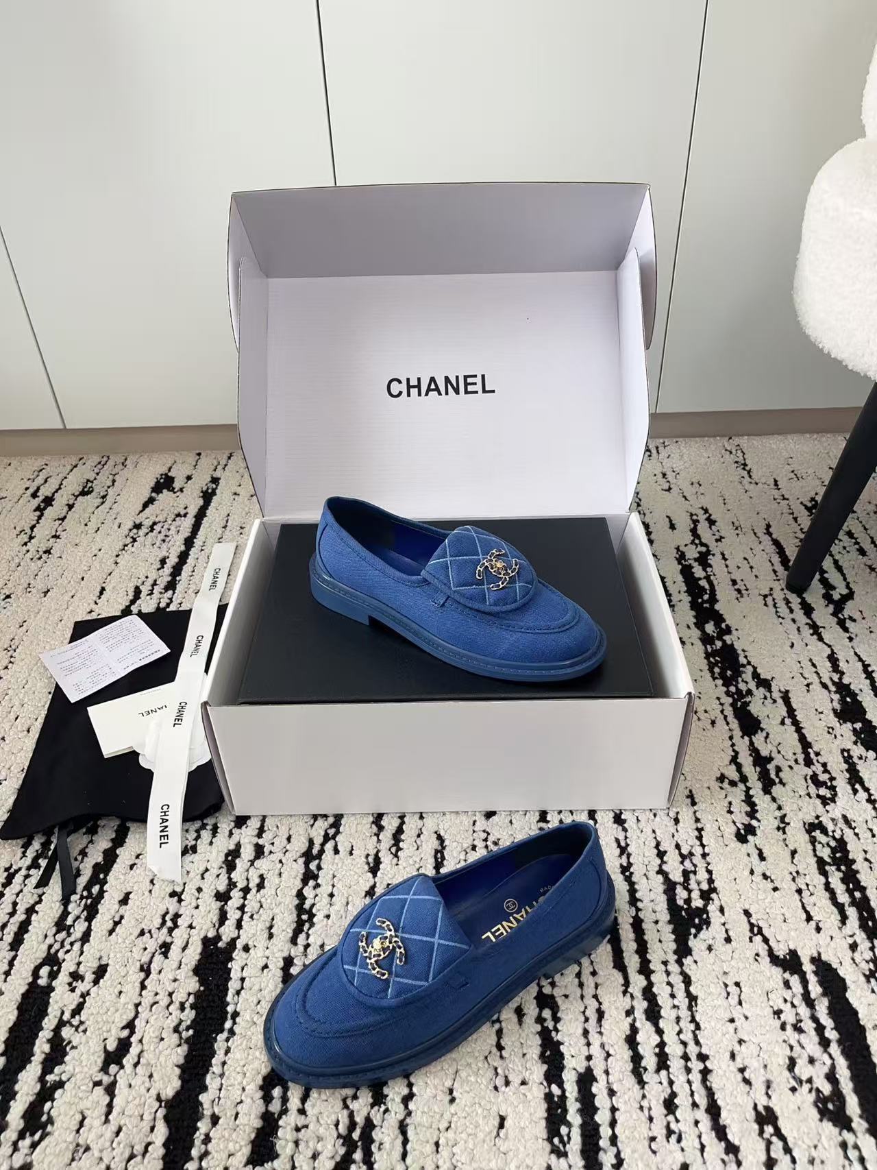 CHANE1 高品質ダブルCローファー【50％割引+送料無料】