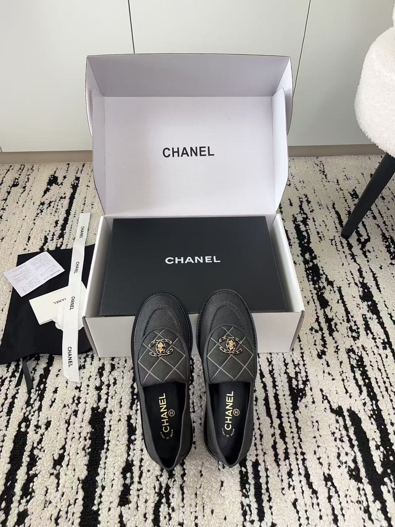 CHANE1 高品質ダブルCローファー【50％割引+送料無料】