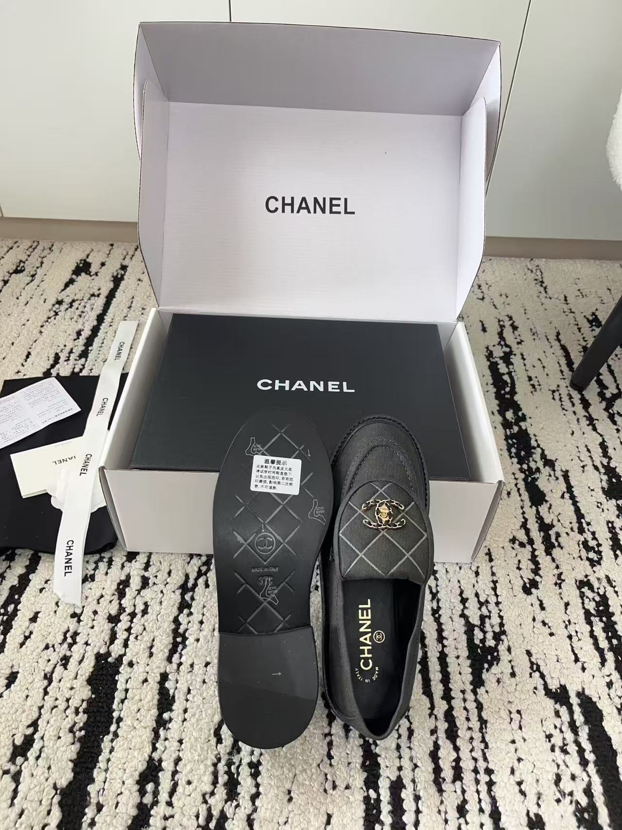 CHANE1 高品質ダブルCローファー【50％割引+送料無料】