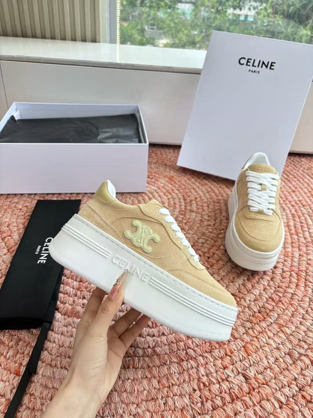 CEL1NE 高品質 凱旋門プラットフォームシューズ【50％割引+送料無料】