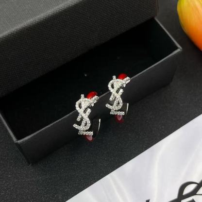 YSL ルビーフープイヤリング【50％割引+送料無料】