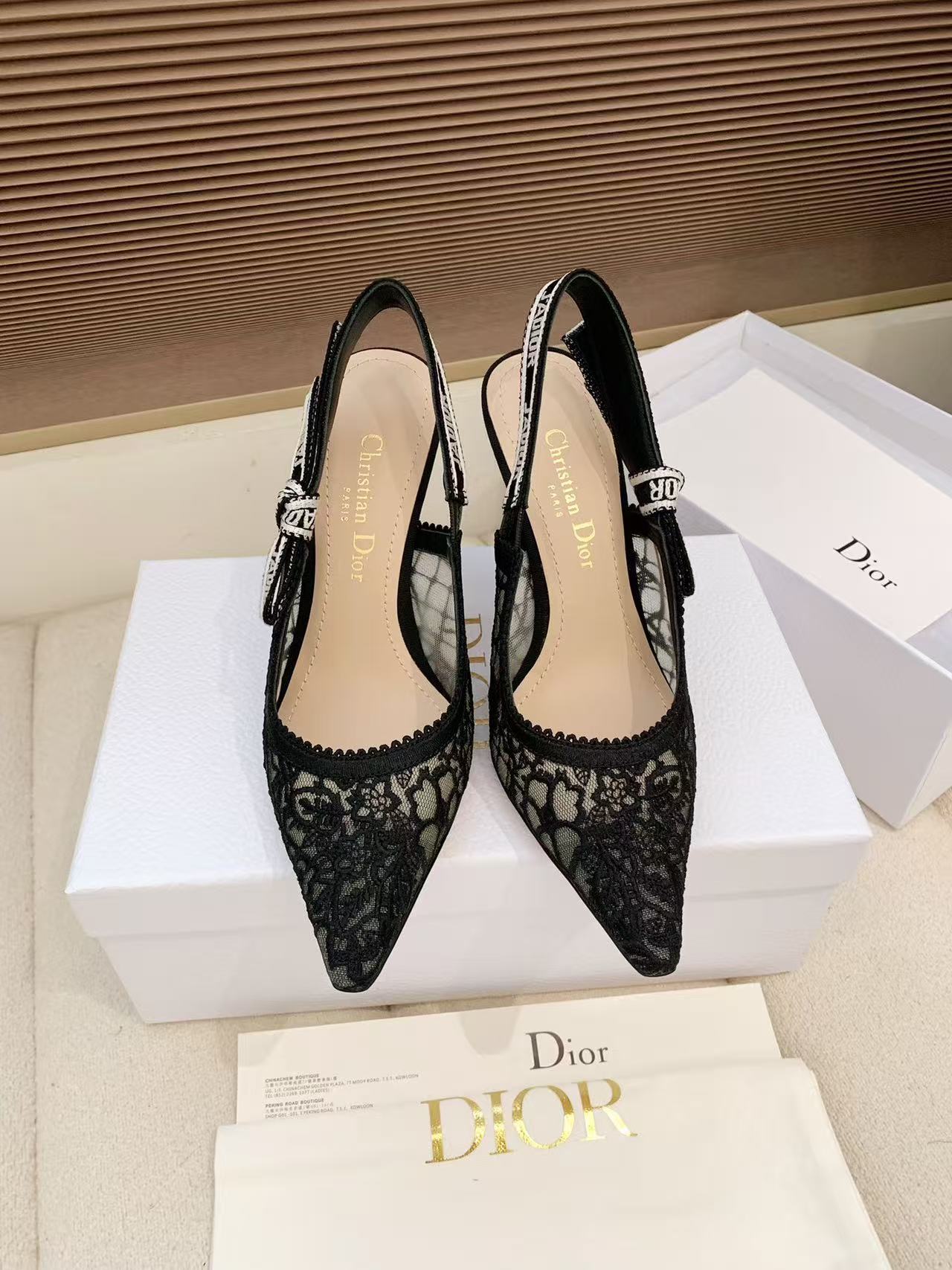 DIORの高品質レースハイヒール【50％割引+送料無料】