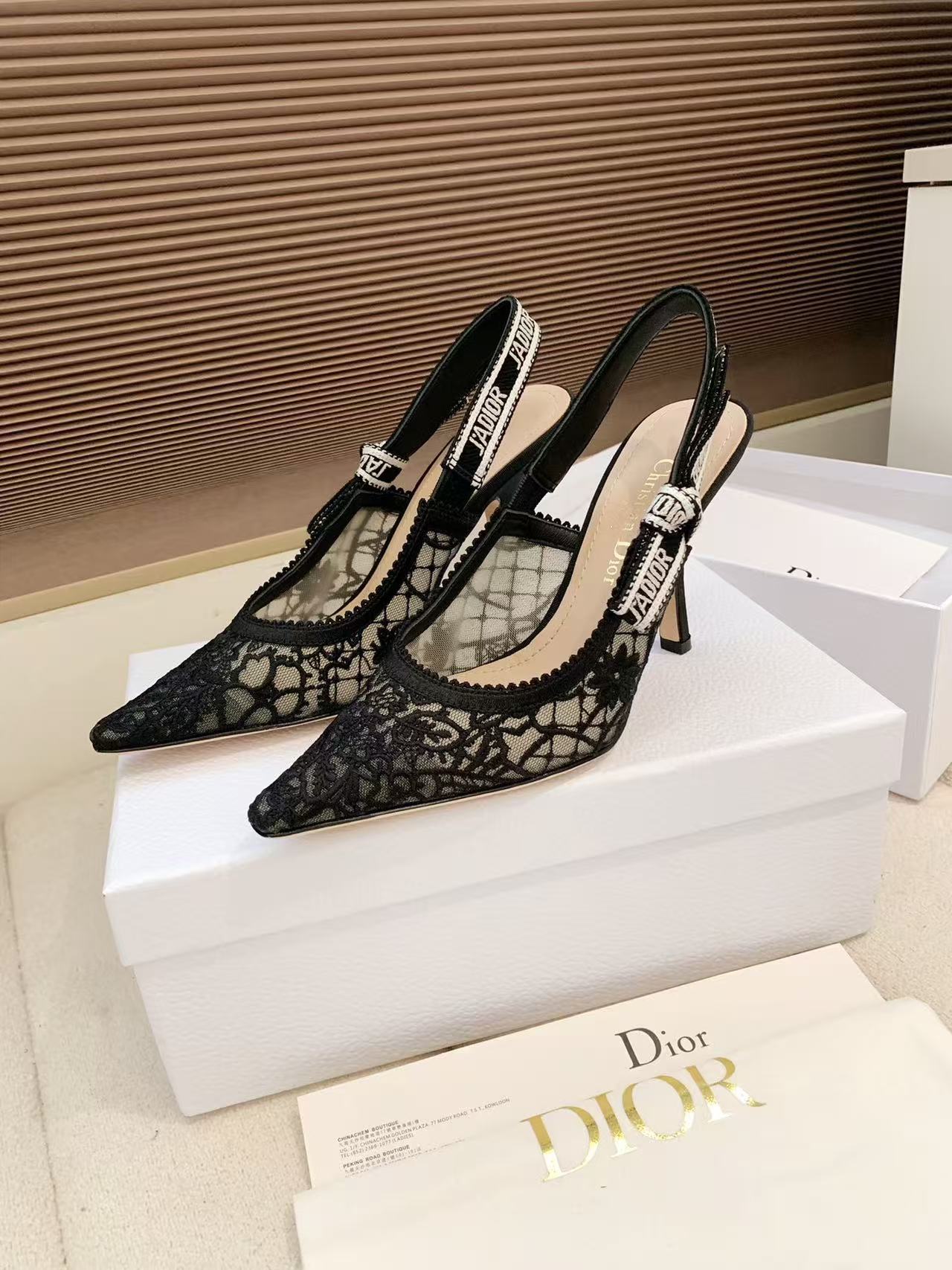 DIORの高品質レースハイヒール【50％割引+送料無料】