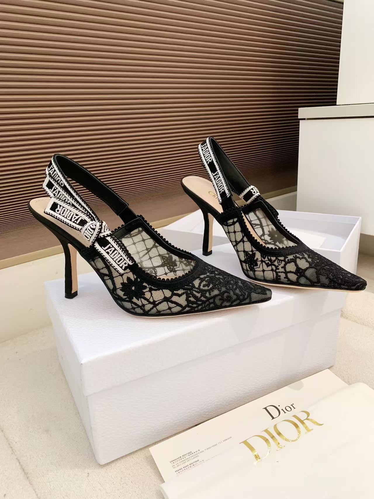 DIORの高品質レースハイヒール【50％割引+送料無料】