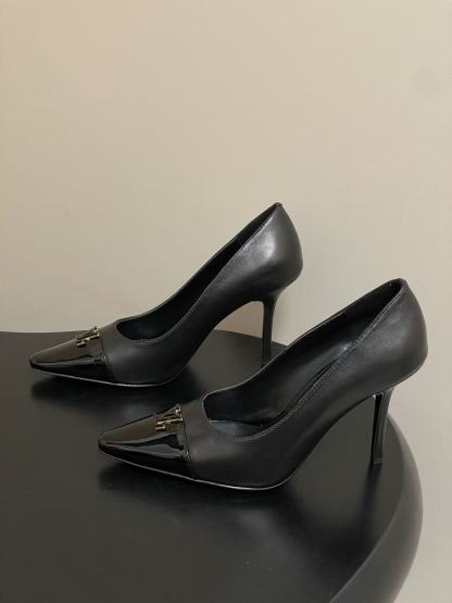 LVの高品質カラーブロックハイヒール【50％割引+送料無料】