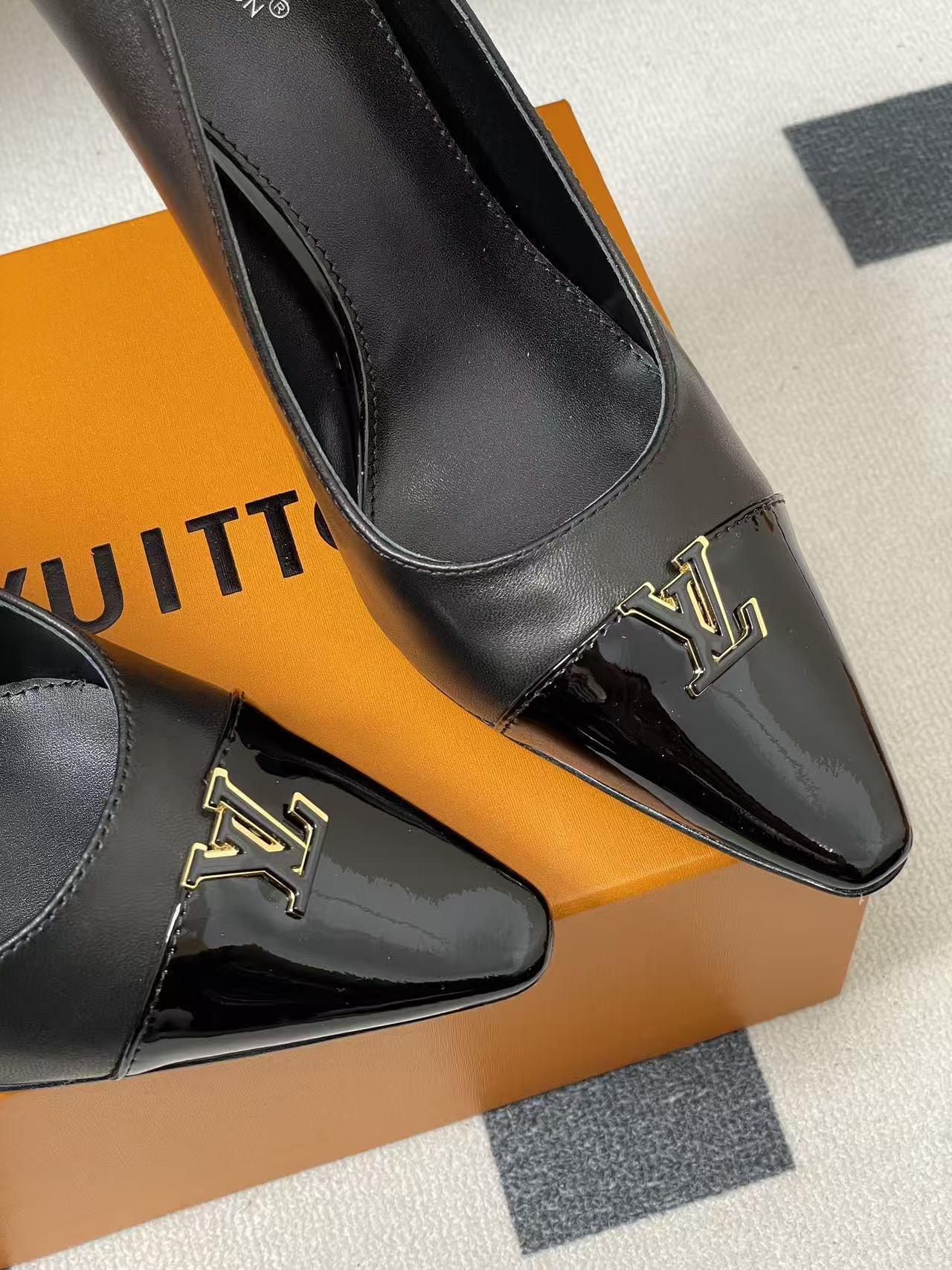 LVの高品質カラーブロックハイヒール【50％割引+送料無料】