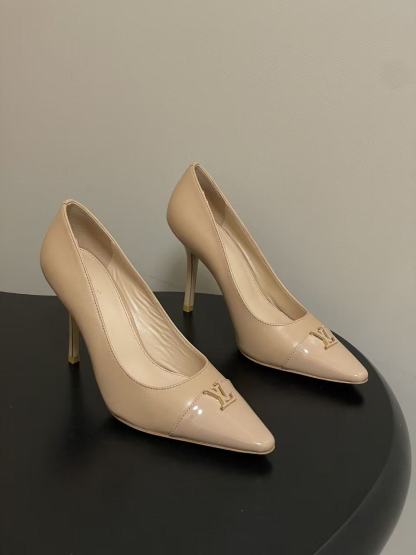 LVの高品質カラーブロックハイヒール【50％割引+送料無料】