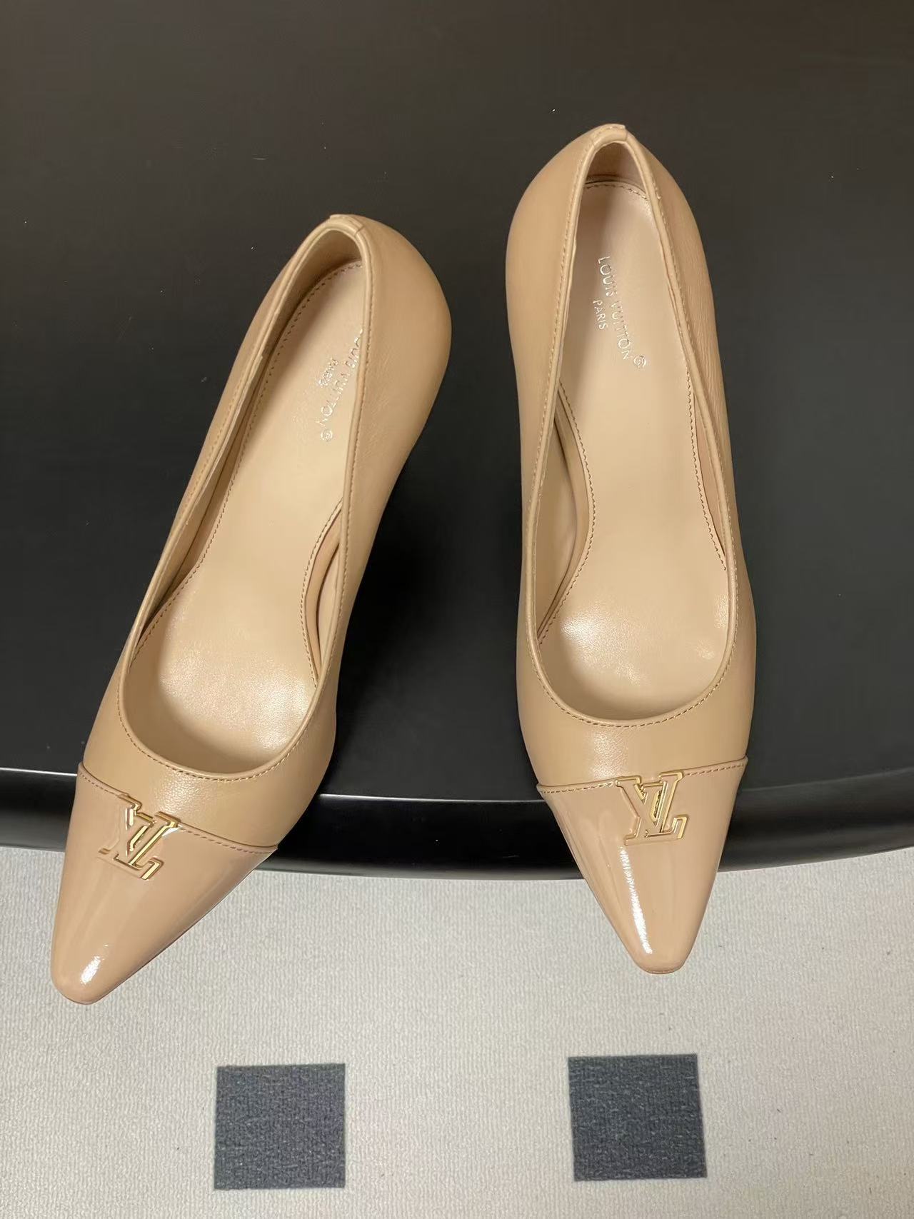 LVの高品質カラーブロックハイヒール【50％割引+送料無料】