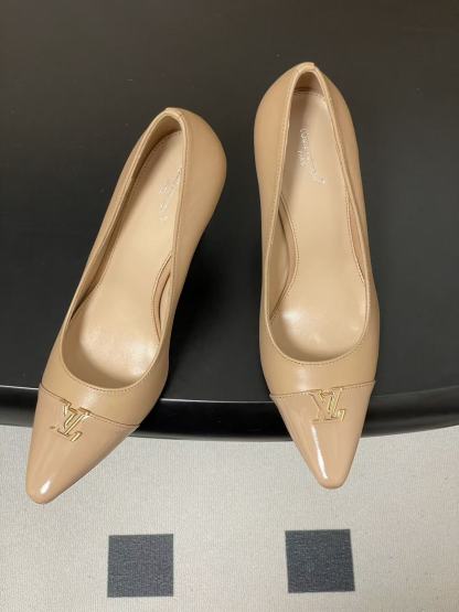 LVの高品質カラーブロックハイヒール【50％割引+送料無料】