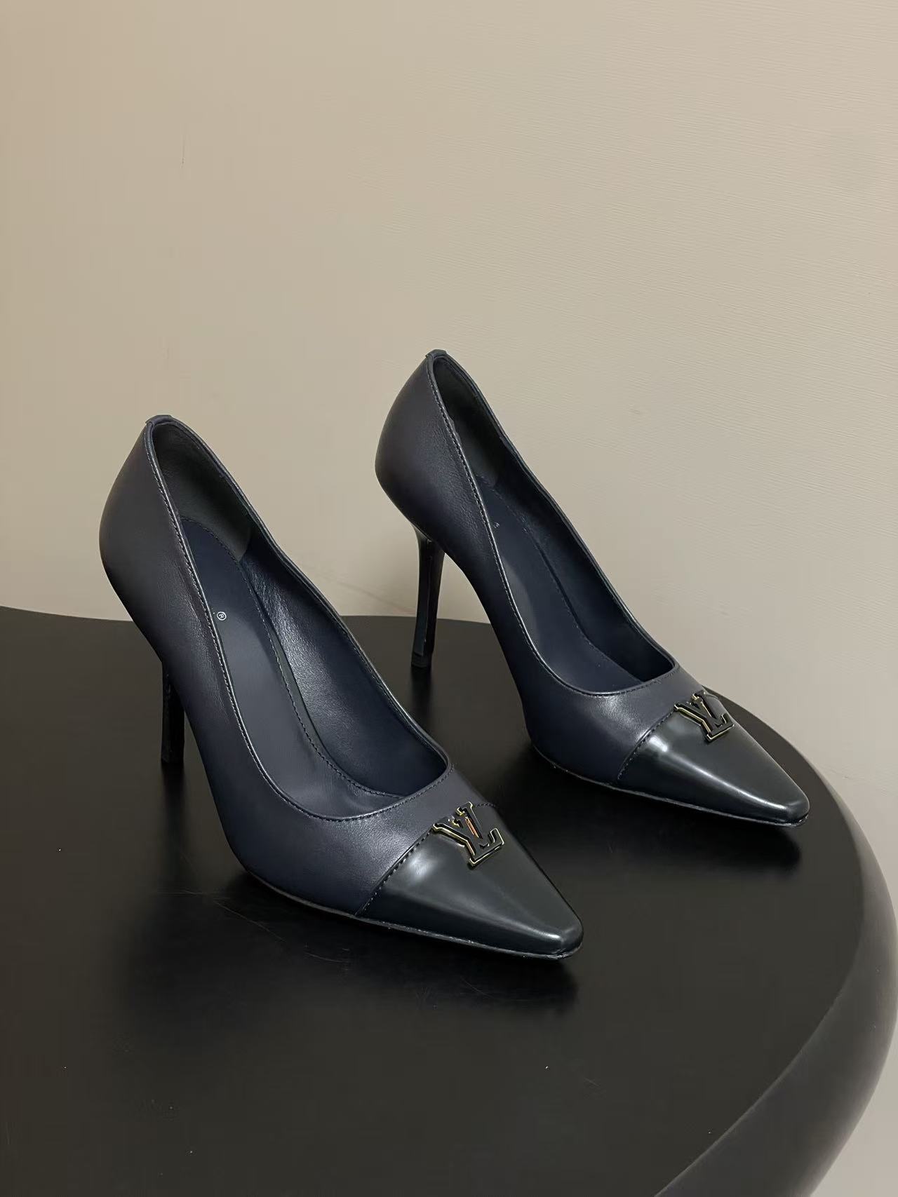 LVの高品質カラーブロックハイヒール【50％割引+送料無料】