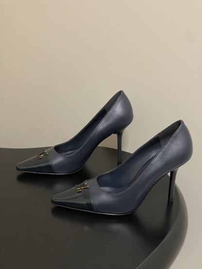 LVの高品質カラーブロックハイヒール【50％割引+送料無料】