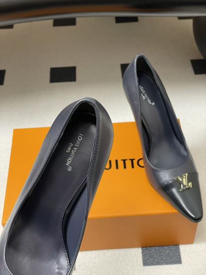 LVの高品質カラーブロックハイヒール【50％割引+送料無料】