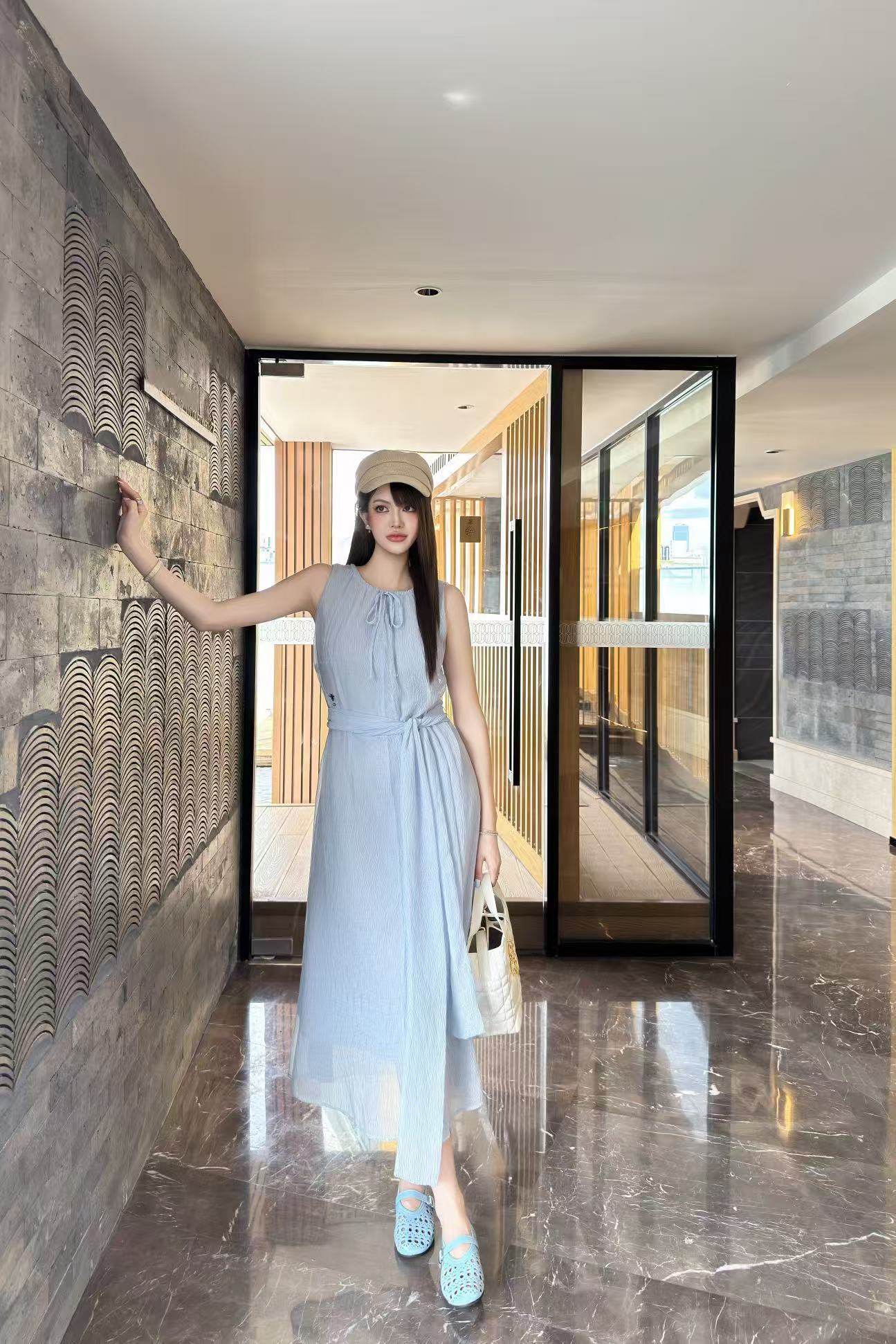 DIOR レースアップ ノースリーブ ジャンプスーツ【50％割引+送料無料】