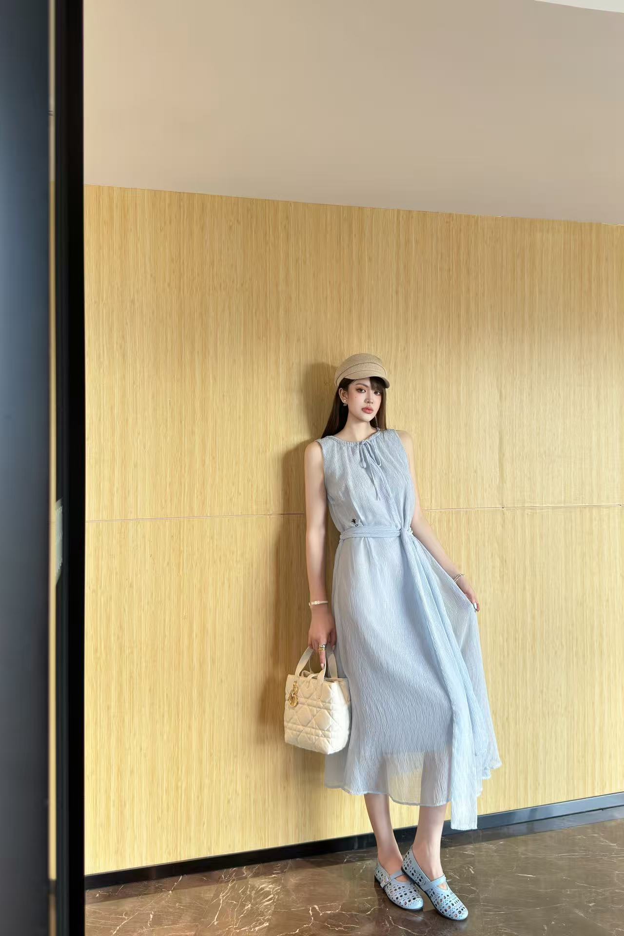 DIOR レースアップ ノースリーブ ジャンプスーツ【50％割引+送料無料】