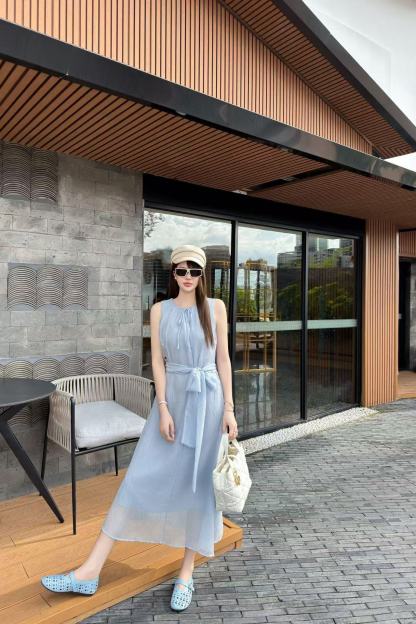 DIOR レースアップ ノースリーブ ジャンプスーツ【50％割引+送料無料】