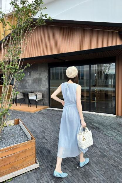 DIOR レースアップ ノースリーブ ジャンプスーツ【50％割引+送料無料】