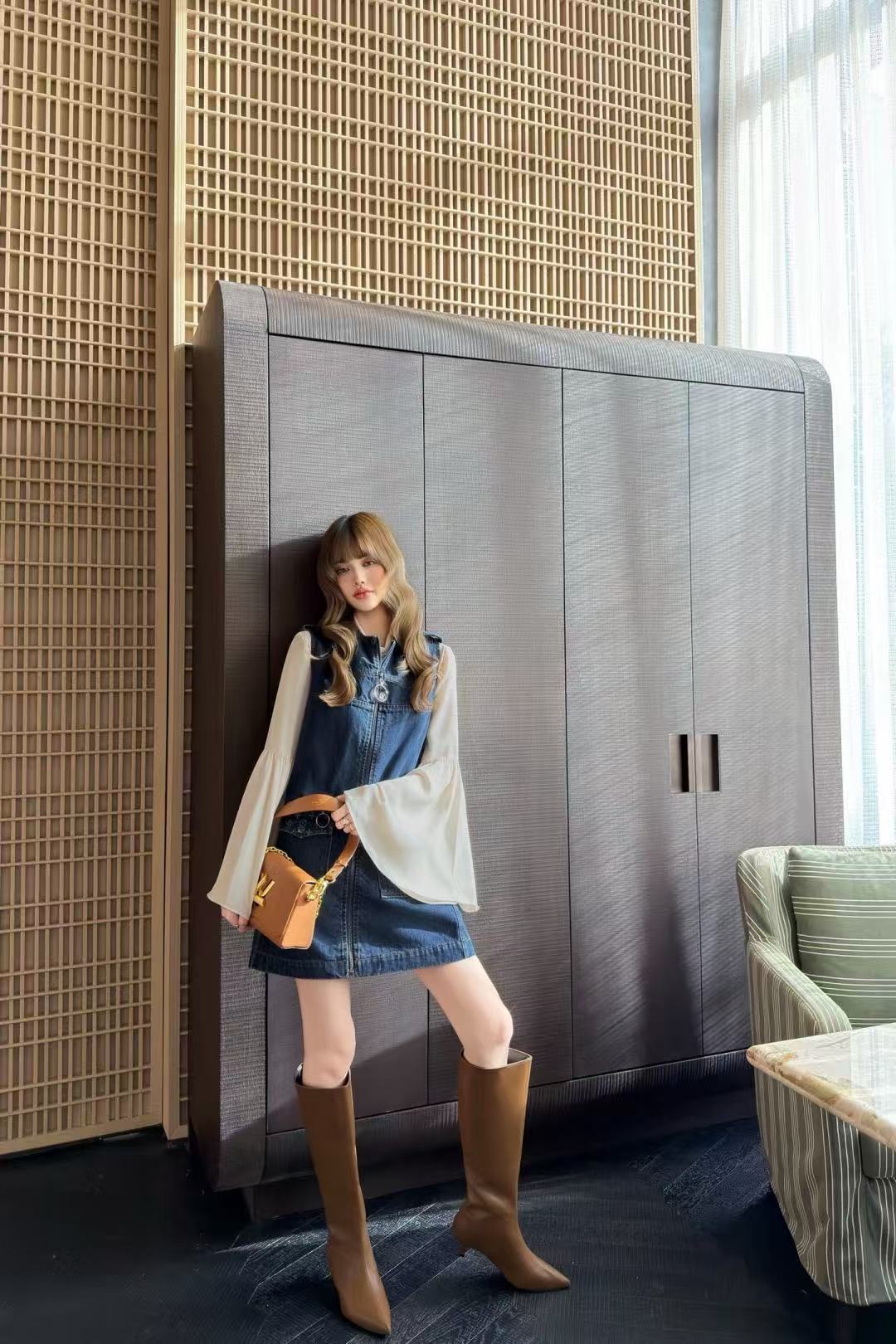 DIOR 2ポケット ジップフロント デニムドレス【50％割引+送料無料】