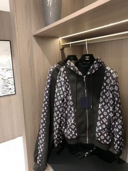 LV カラーブロック・プリント カジュアルパーカーセット【50％割引+送料無料】