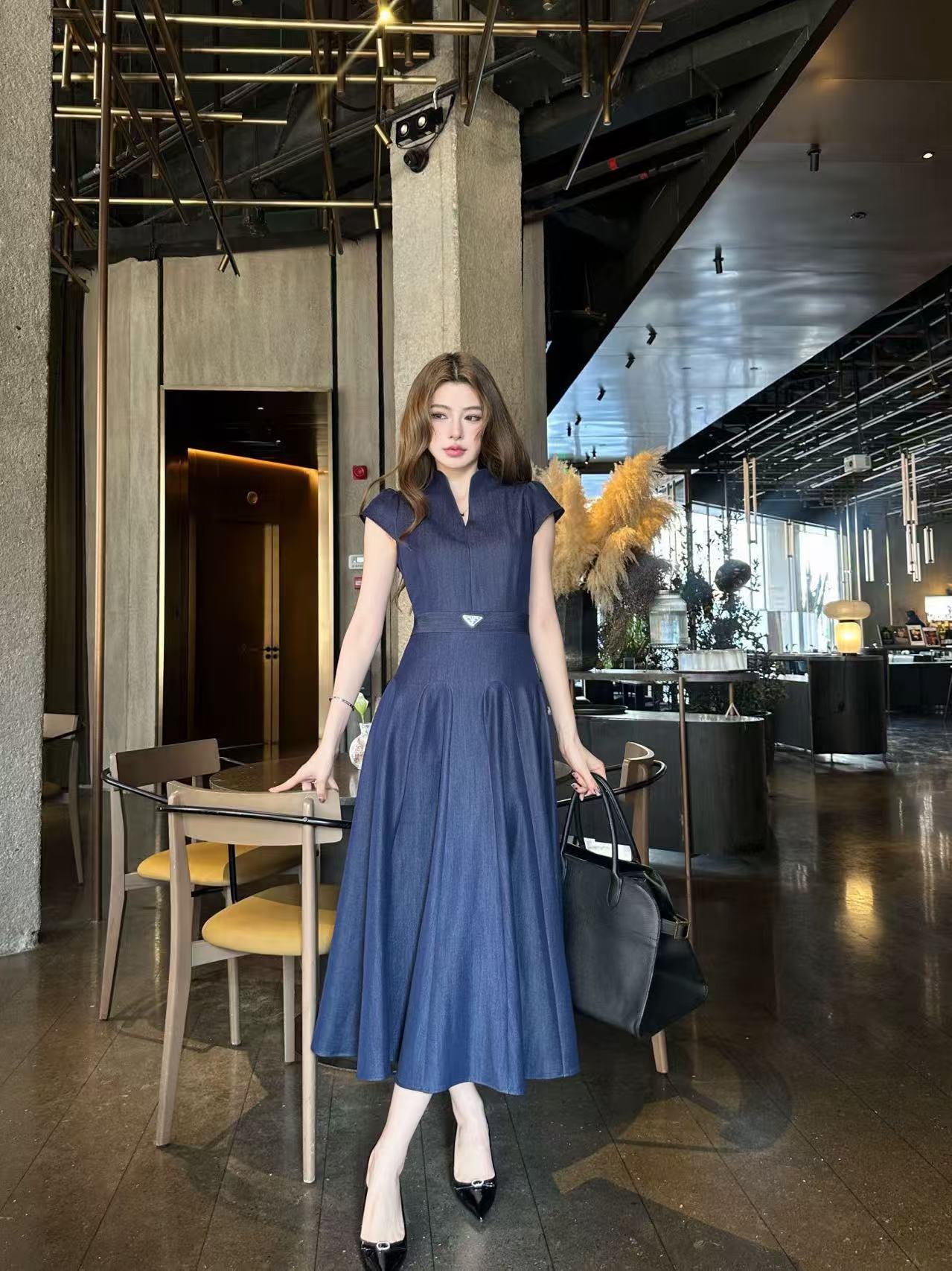 PR4DA高品質Vネック テンセルワンピース【50％割引+送料無料】