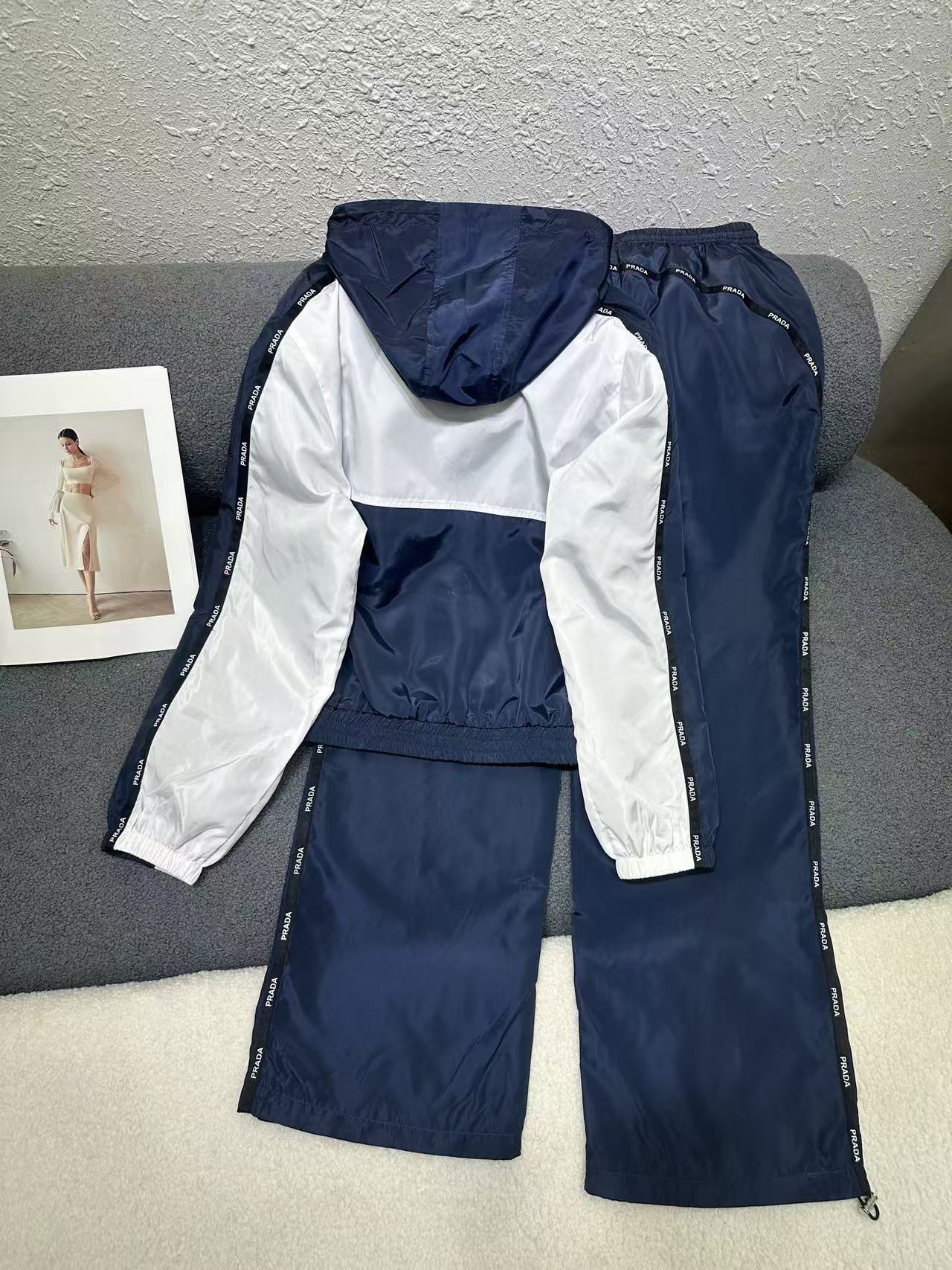 PR4DA 高品質ウィンドブレーカー＆パンツ 2点セット【50％割引+送料無料】