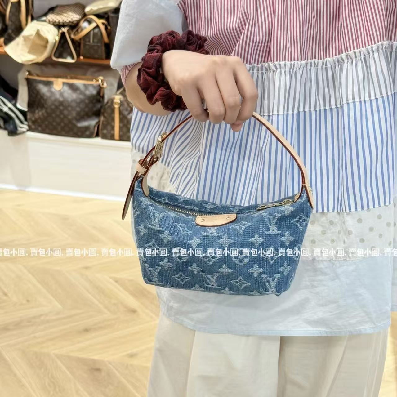 LVプリント デニムハンドバッグ【50％割引+送料無料】