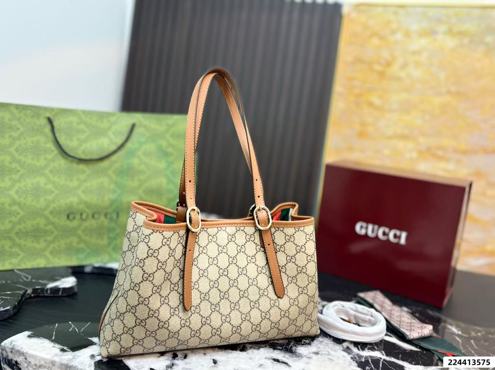 GUCC1 em biemトートバッグ【50％割引+送料無料】