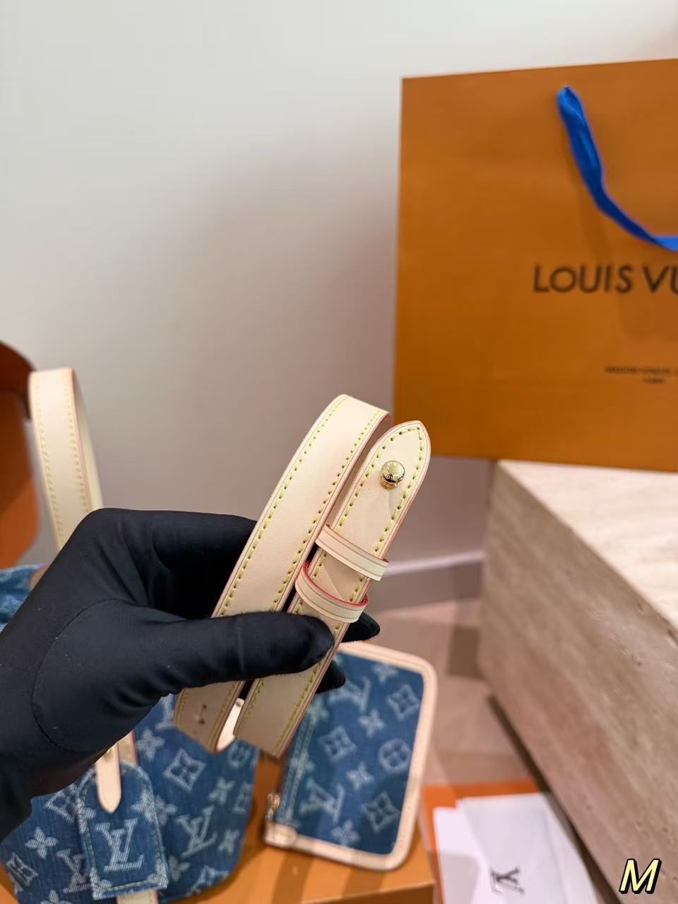 LV ジャカードデニム バケットバッグ【50％割引+送料無料】