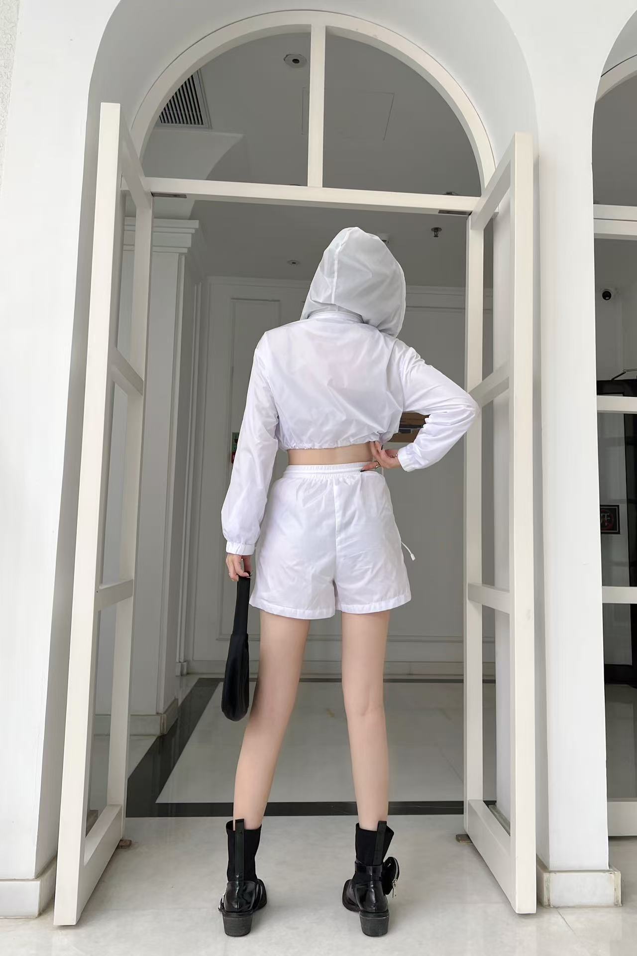 PR4DA 日焼け防止ジャケット＋ショーツ ツーピースセット【50％割引+送料無料】