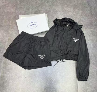 PR4DA 日焼け防止ジャケット＋ショーツ ツーピースセット【50％割引+送料無料】