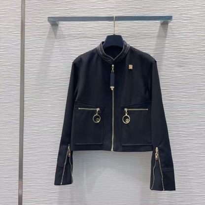 LVジッパージャケット＋スカートのツーピースセット【50％割引+送料無料】