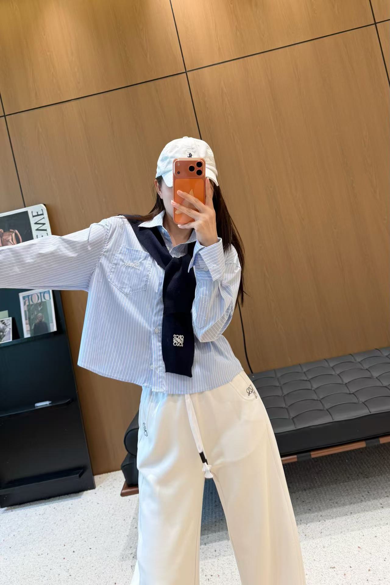 L0WEW スカーフとシャツのツーピースセット【50％割引+送料無料】