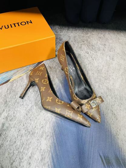 LV高品質のエナメルレザー製ハイヒール【50％割引+送料無料】