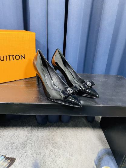 LV高品質のエナメルレザー製ハイヒール【50％割引+送料無料】