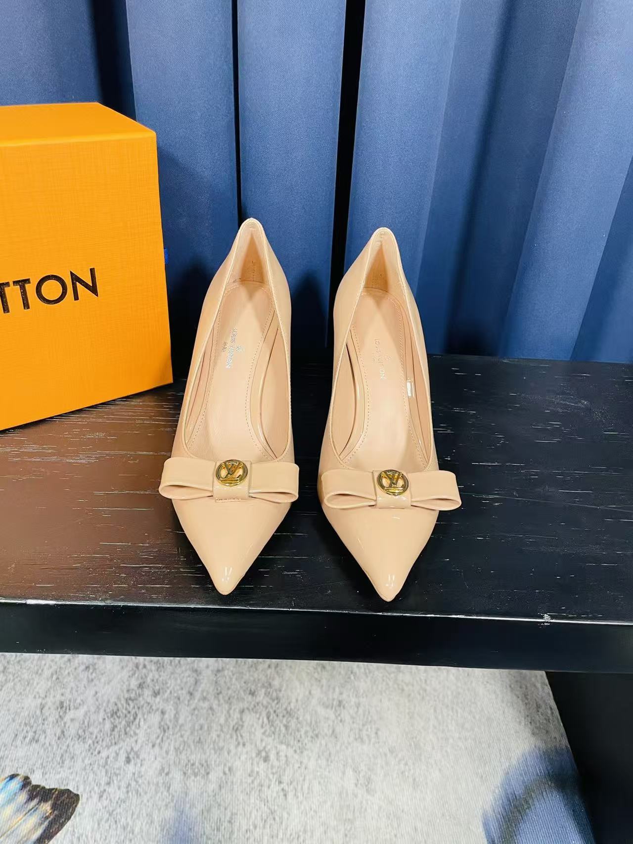 LV高品質のエナメルレザー製ハイヒール【50％割引+送料無料】