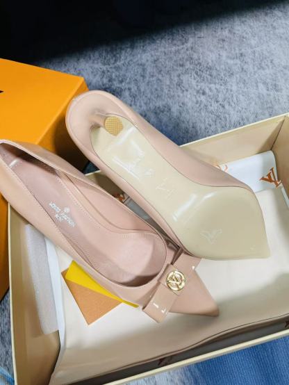 LV高品質のエナメルレザー製ハイヒール【50％割引+送料無料】