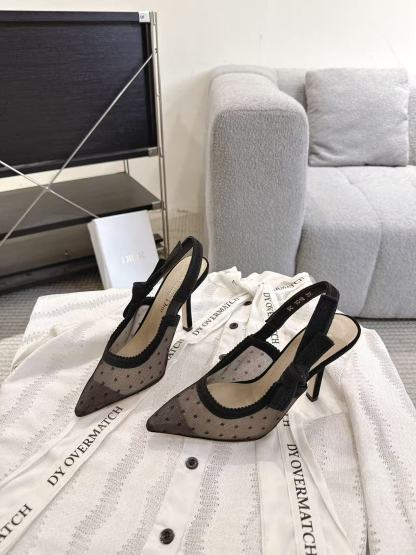 DI0R高品質の水玉模様のハイヒール【50％割引+送料無料】