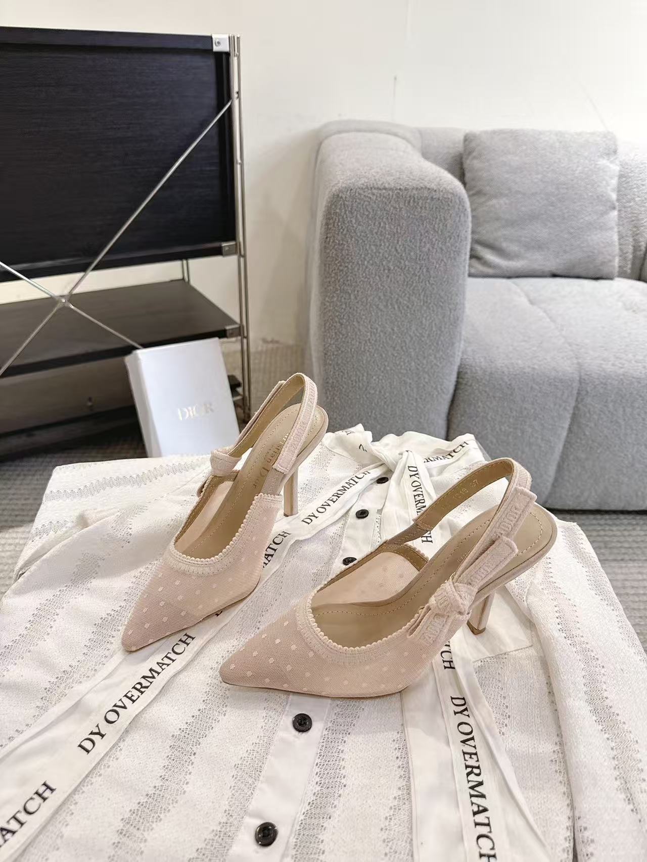 DI0R高品質の水玉模様のハイヒール【50％割引+送料無料】