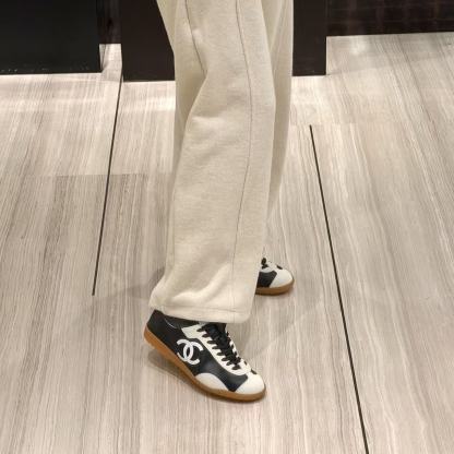 CHANE1 高品質ダブルC ブラック＆ホワイトパンダシューズ【50％割引+送料無料】