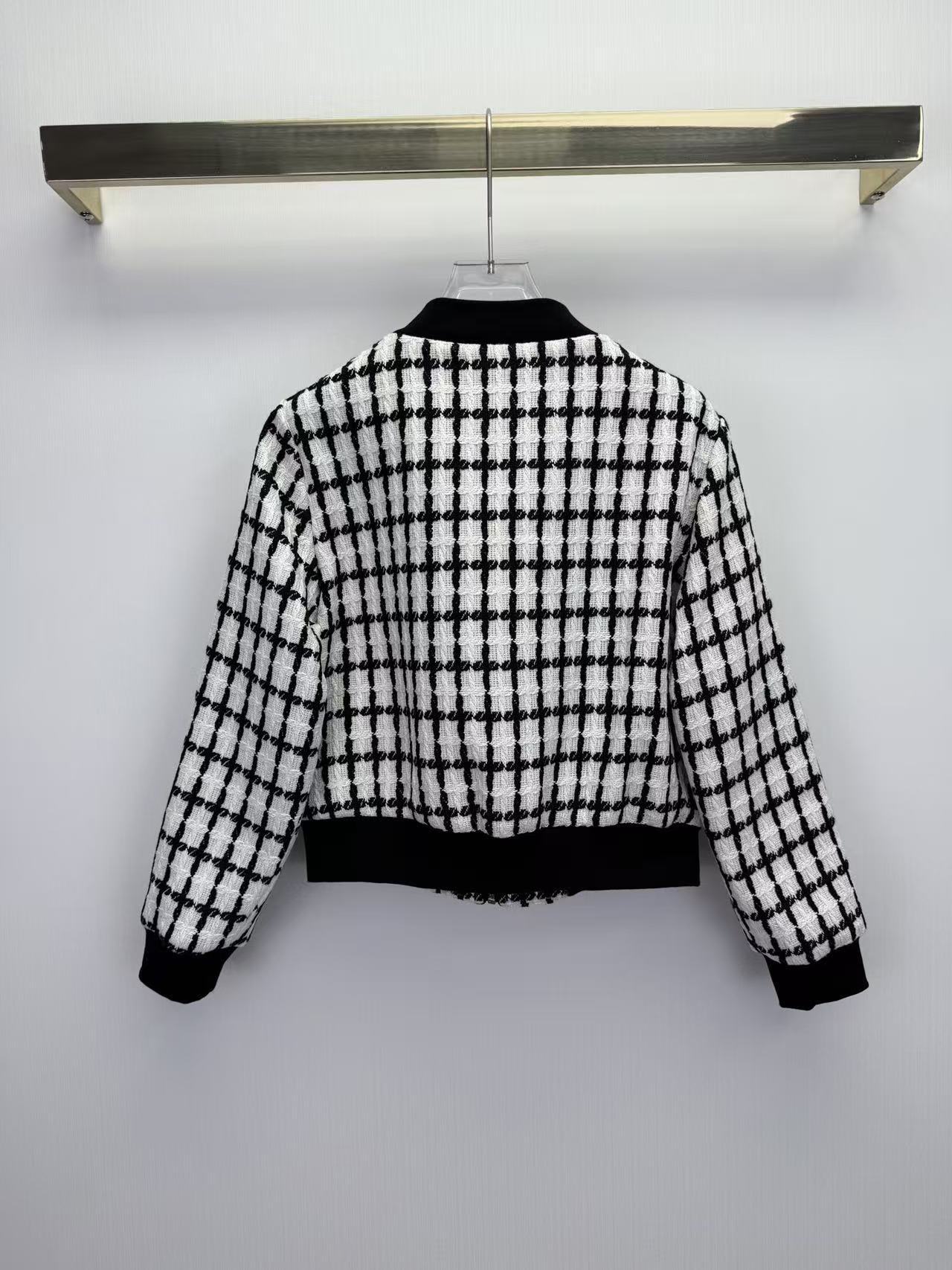 DI0Rチェック柄のジップアップジャケット【50％割引+送料無料】