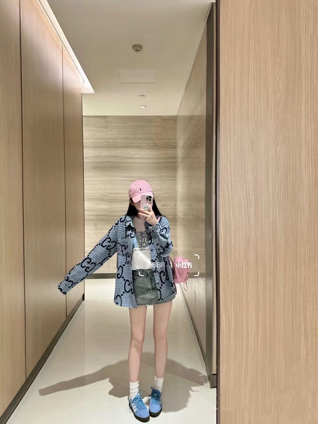 GUCC1 チェックシャツ【50％割引+送料無料】